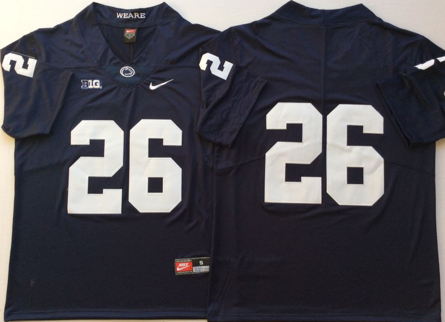 NCAA Men Penn State Nittany Lions Blue #26 BARKLEY